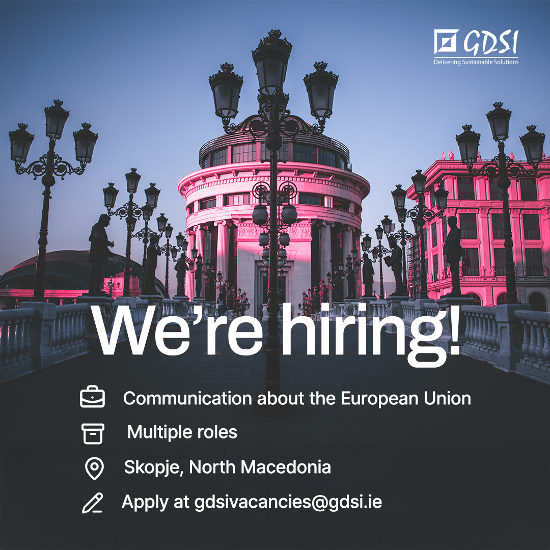 Private: We’re hiring: EU Communication, North Macedonia